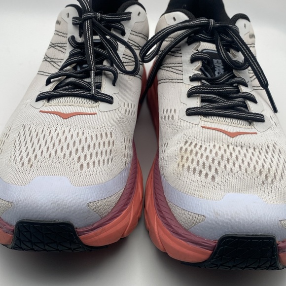 Hoka One One Clifton 6 Womens Sneaker / 1102873-NCLN Nimbus Cloud/Lantan/ Sz 9.5 - Picture 6 of 10